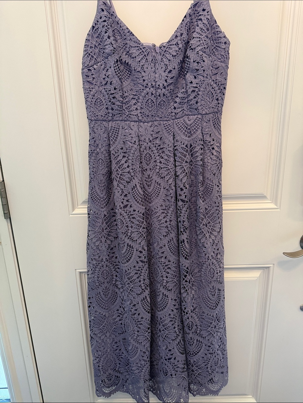 Gianni Bini Lavender Lace Midi Dress